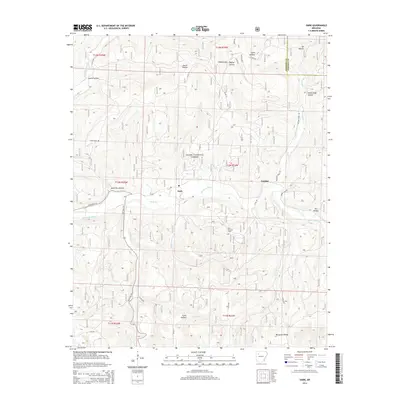 2014 Map of Oark, 2014 Print