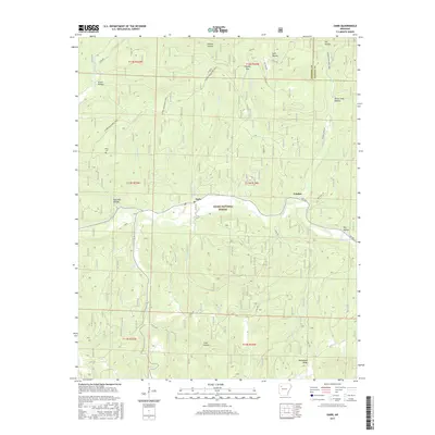 2017 Map of Oark, 2017 Print