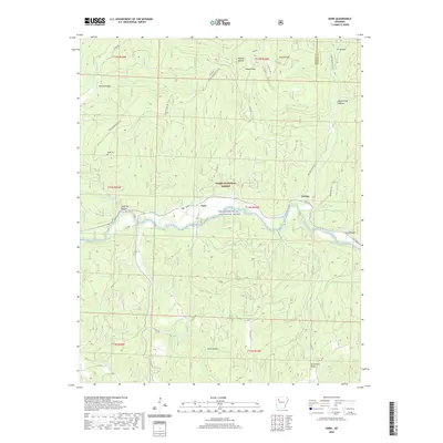 2020 Map of Oark, 2020 Print