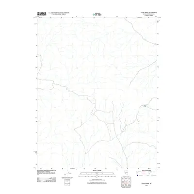 2011 Map of Oasis Divide, 2011 Print
