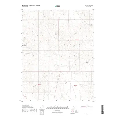 2018 Map of Oasis Divide, 2018 Print