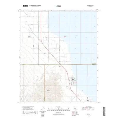 2018 Map of Oasis, 2018 Print