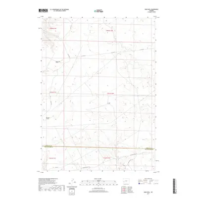 2017 Map of Oasis Well, 2017 Print