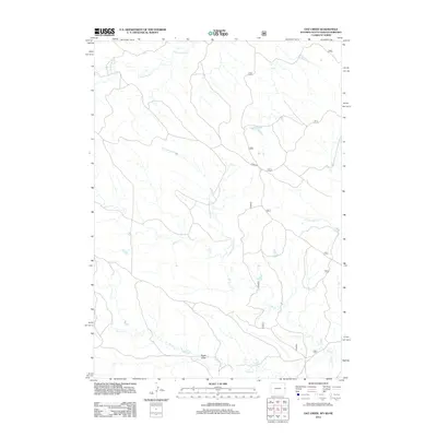 2012 Map of Oat Creek, 2012 Print