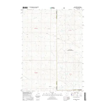 2015 Map of Oat Creek, 2015 Print
