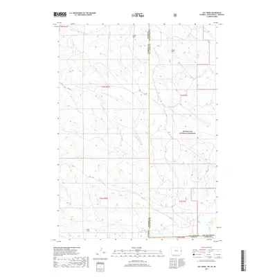 2017 Map of Oat Creek, 2017 Print