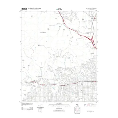 2012 Map of Oat Mountain, 2012 Print