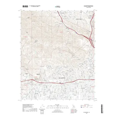 2018 Map of Oat Mountain, 2018 Print
