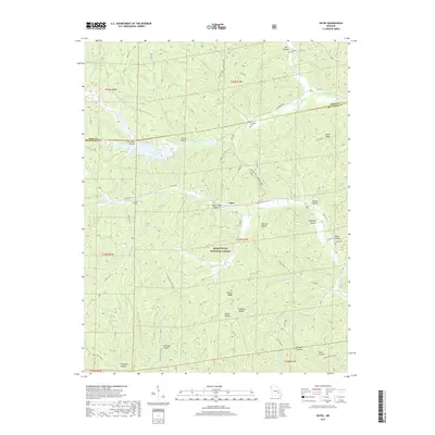 2017 Map of Oates, 2017 Print