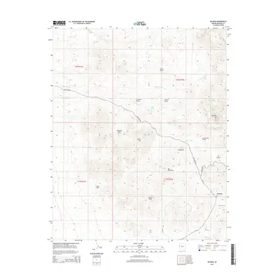 2014 Map of Oatman, 2014 Print