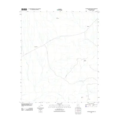 2011 Map of Oatman Mountain, 2011 Print