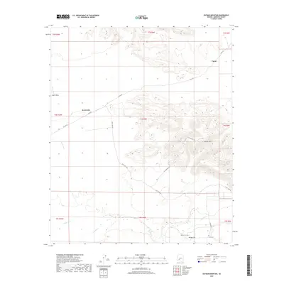 2018 Map of Oatman Mountain, 2018 Print