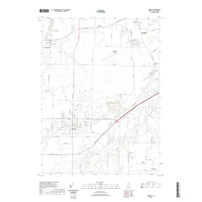 2019 Map of Oberlin, 2019 Print