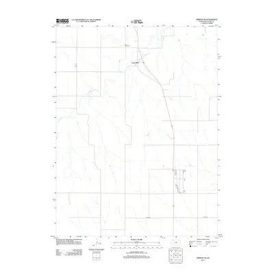 2012 Map of Oberlin NE, 2012 Print