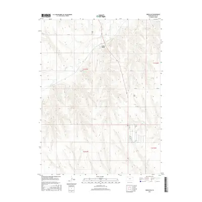 2015 Map of Oberlin NE, 2015 Print