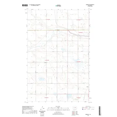 2020 Map of Oberon SW, 2020 Print