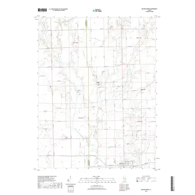 2018 Map of Oblong North, 2018 Print