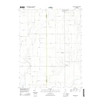 2015 Map of Oblong South, 2015 Print