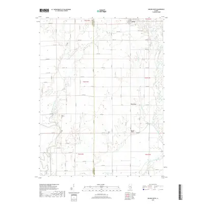2018 Map of Oblong South, 2018 Print