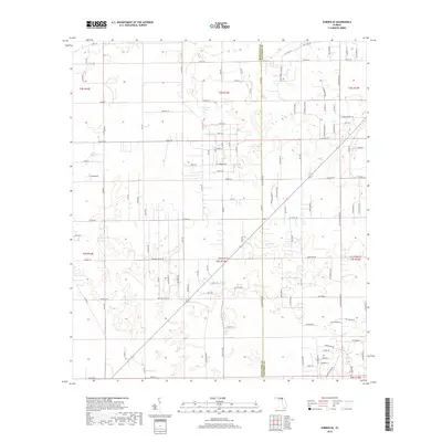 2018 Map of O'Brien SE, 2018 Print