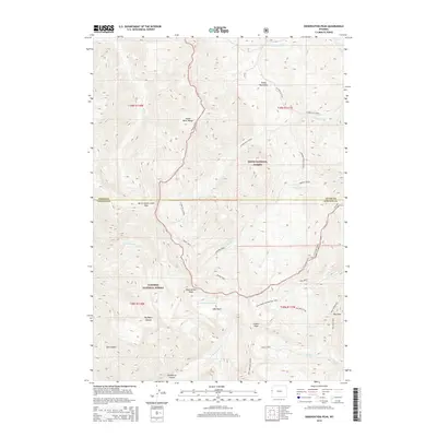 2015 Map of Observation Peak, 2015 Print