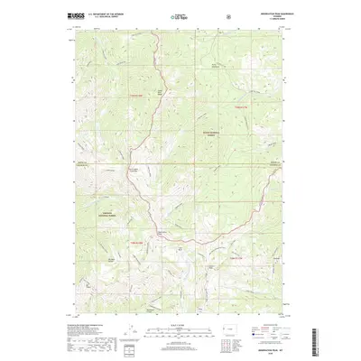 2018 Map of Observation Peak, 2018 Print