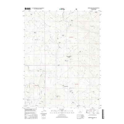2016 Map of Observatory Rock, 2016 Print