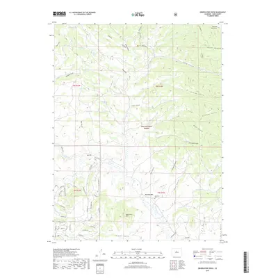 2019 Map of Observatory Rock, 2019 Print