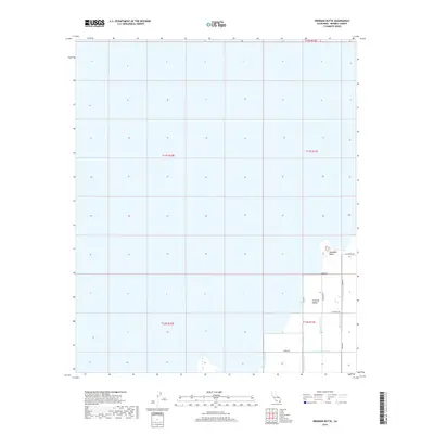 2018 Map of Obsidian Butte, 2018 Print