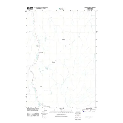 2012 Map of Obsidian Cliff, 2012 Print