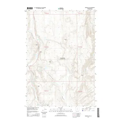 2015 Map of Obsidian Cliff, 2015 Print