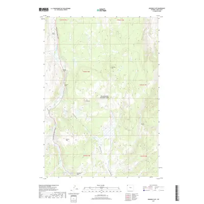 2017 Map of Obsidian Cliff, 2017 Print