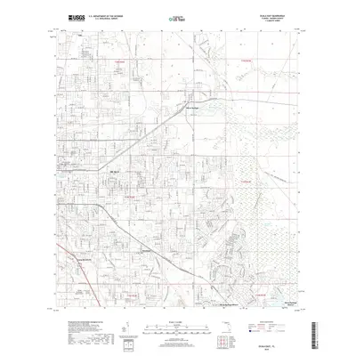 2018 Map of Ocala East, 2018 Print