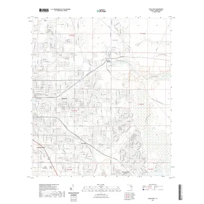 2021 Map of Ocala East, 2021 Print