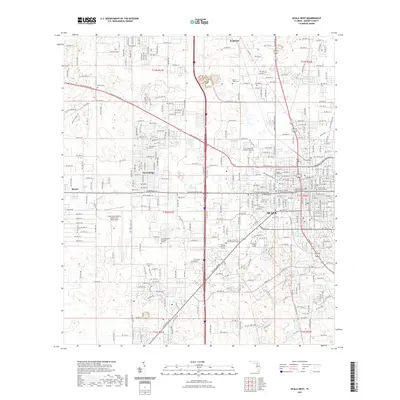 2021 Map of Ocala West, 2021 Print