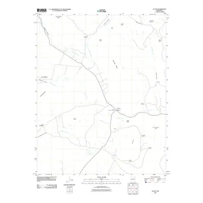 2010 Map of Ocate, 2010 Print