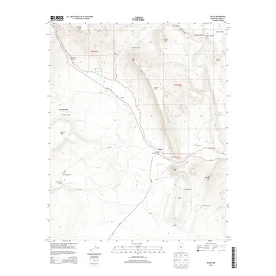 2013 Map of Ocate, 2013 Print