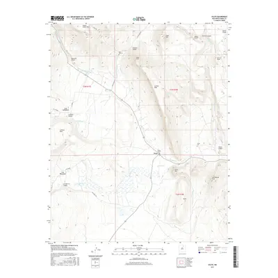 2017 Map of Ocate, 2017 Print