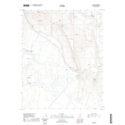 2020 Map of Ocate, 2020 Print