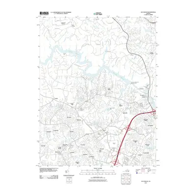 2010 Map of Occoquan, 2010 Print