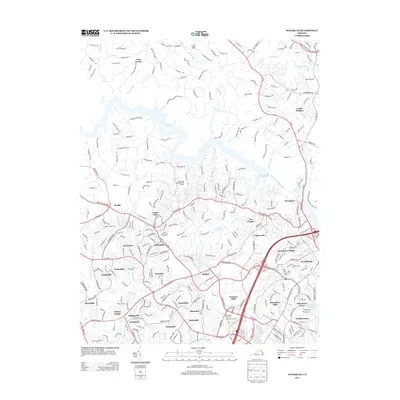 2013 Map of Occoquan, 2013 Print