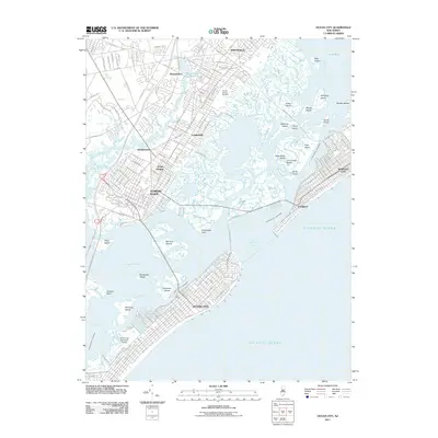 2011 Map of Ocean City, 2011 Print