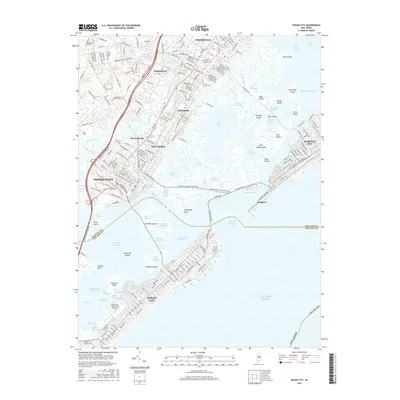 2016 Map of Ocean City, 2016 Print