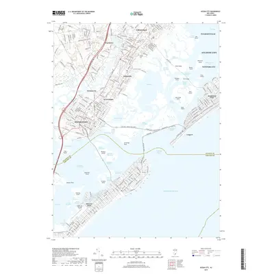 2019 Map of Ocean City, 2019 Print