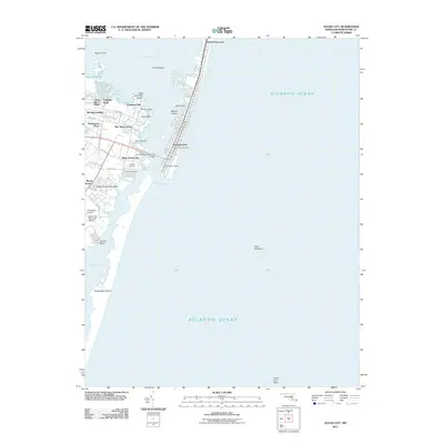 2011 Map of Ocean City, 2011 Print