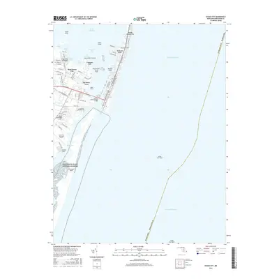 2016 Map of Ocean City, 2016 Print