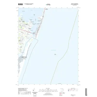 2019 Map of Ocean City, 2019 Print