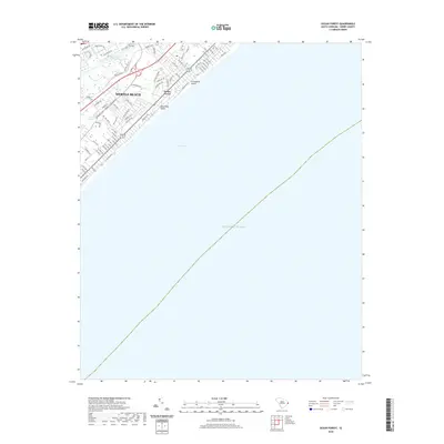 2020 Map of Ocean Forest, 2020 Print