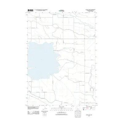 2012 Map of Ocean Lake, 2012 Print