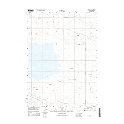 2015 Map of Ocean Lake, 2015 Print